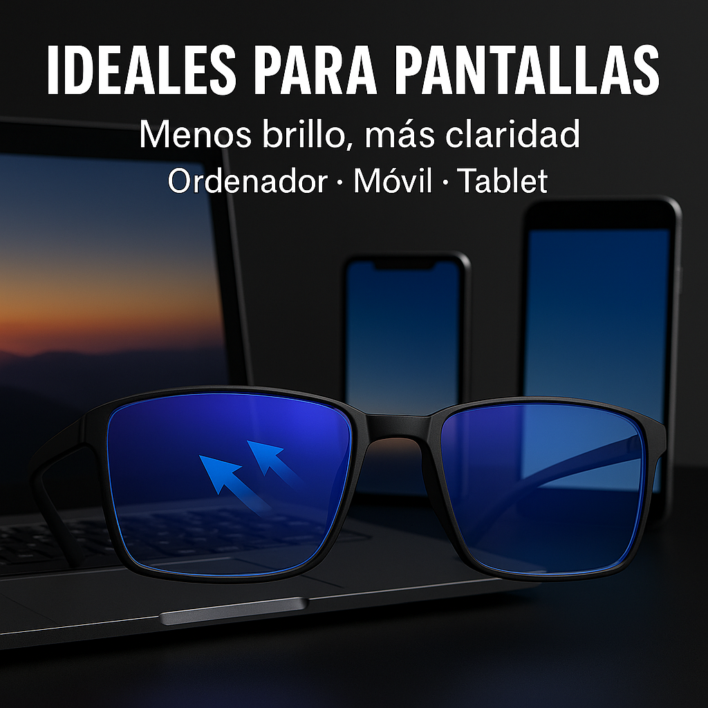 Protege tu vista todo el día con nuestras Gafas PROGRESIVAS y ANTIDOLOR de Ojos