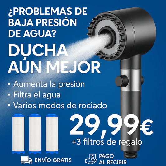 🚿 DUCHA ALTA PRESIÓN: CONVIERTE TU BAÑO EN UN SPA EN MINUTOS