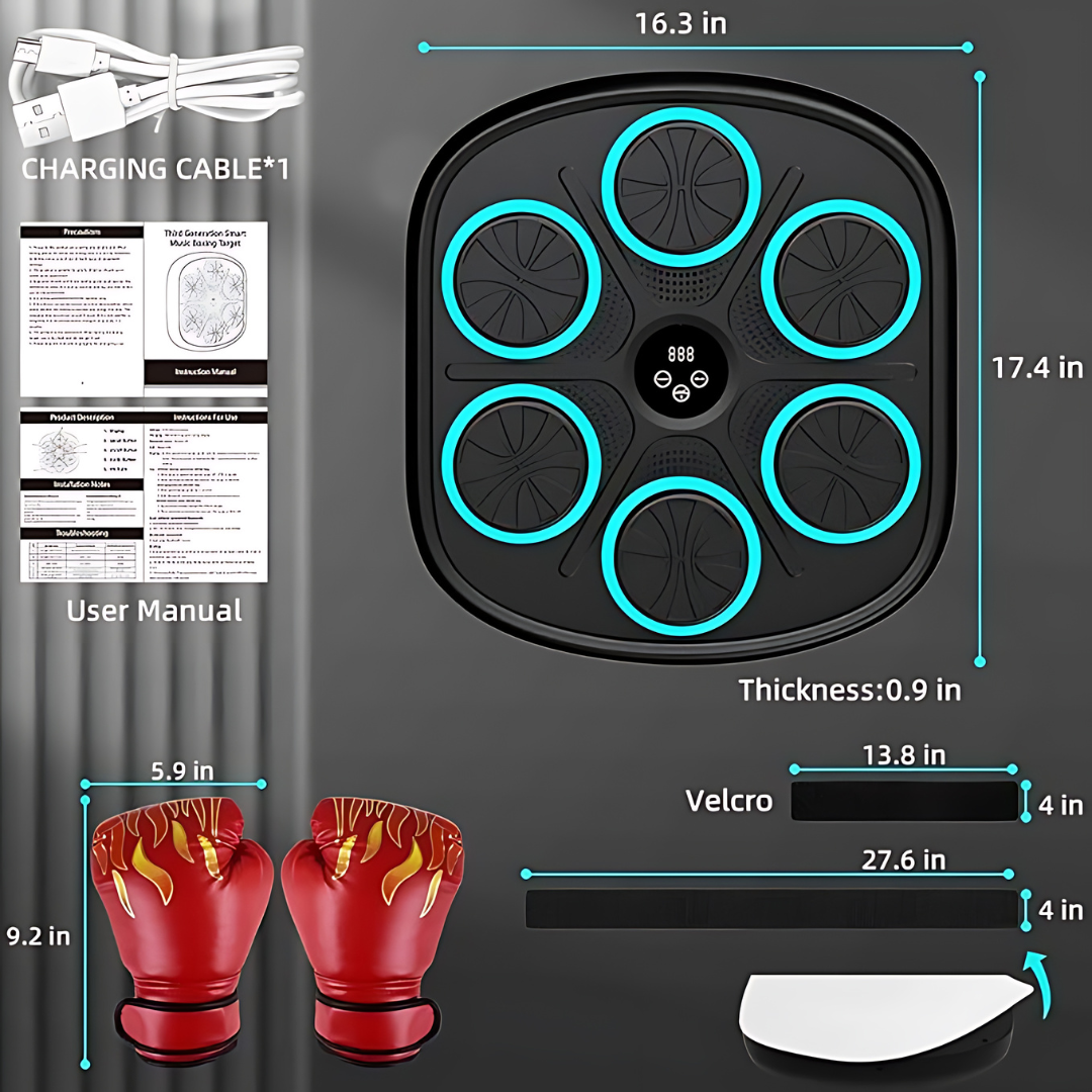 Maquina de Boxeo Inteligente + GUANTES DE REGALO 🎁 (Oferta)