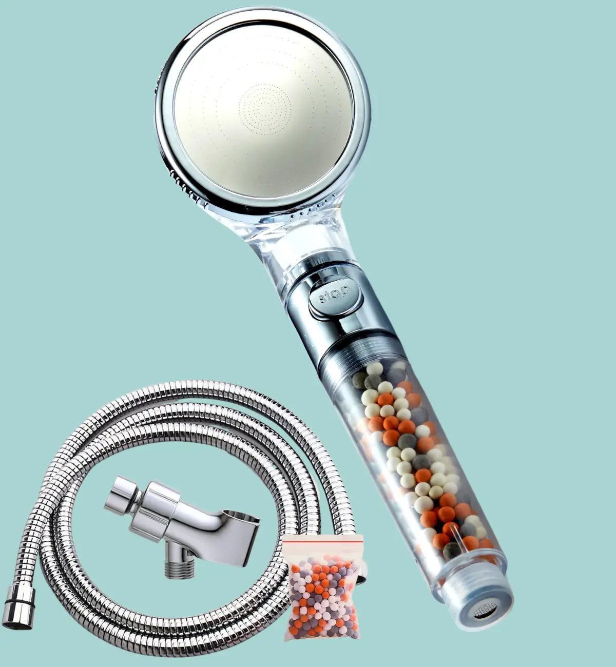 ShowerPro™ | Cabezal de Ducha con Filtro y 3 modos de Masaje