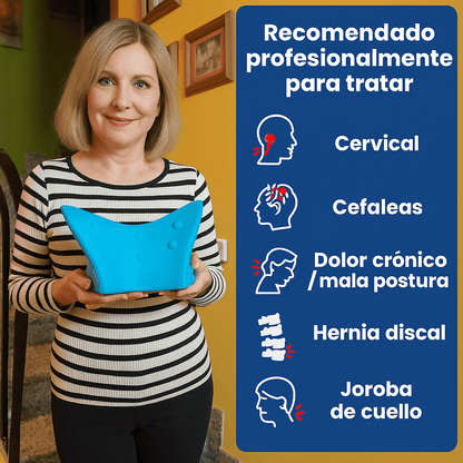 Nube™ Di adiós al dolor cervical, con solo 10 minutos al día.