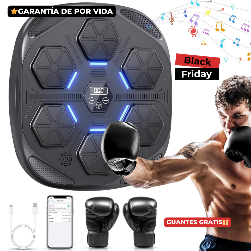 Maquina de Boxeo Inteligente + GUANTES DE REGALO 🎁 (Oferta)
