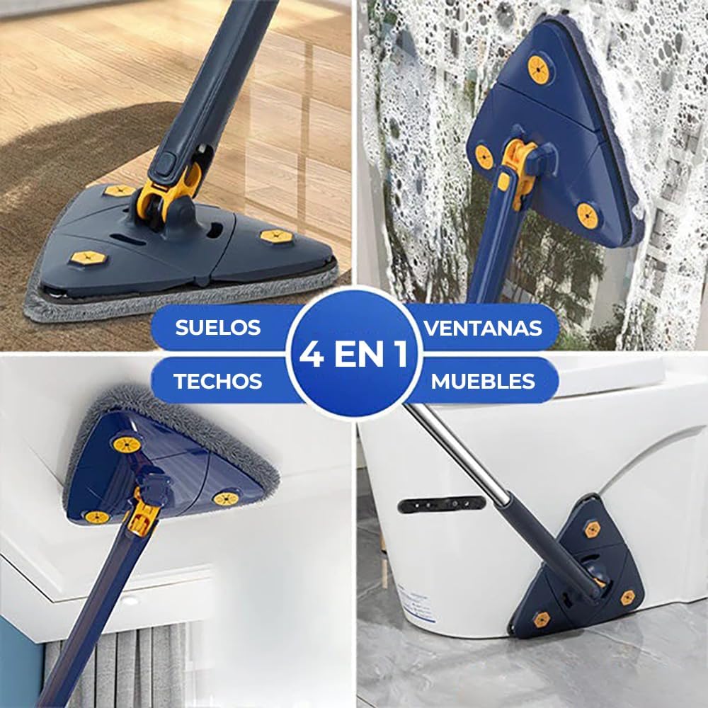 360Mop™ - Fregona de Limpieza 360 + 2 paños de regalo. Oferta