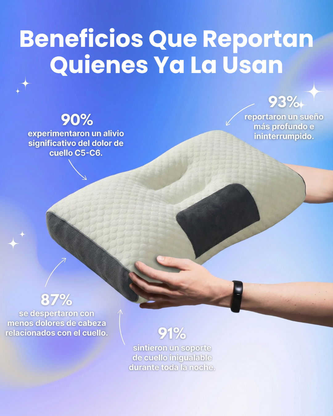 Almohada CloudPillow™ - Empieza el día sin esa rigidez que lo estropea todo. (En oferta)