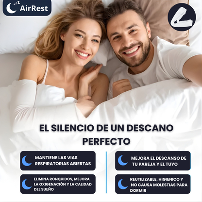 AirRest™ 2025 | Bucal anti-ronquidos y anti-apnea (En Oferta)