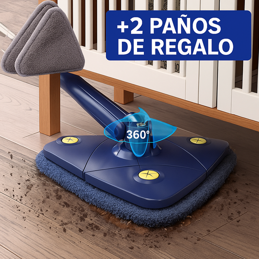 360Mop™ - Fregona de Limpieza 360 + 2 paños de regalo