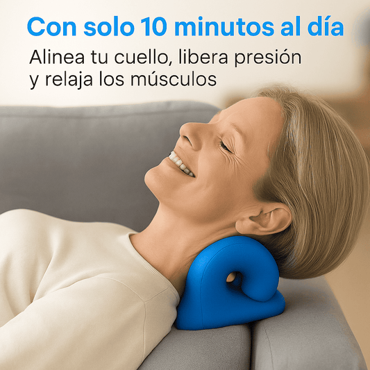 Nube™ Di adiós al dolor cervical, con solo 10 minutos al día.