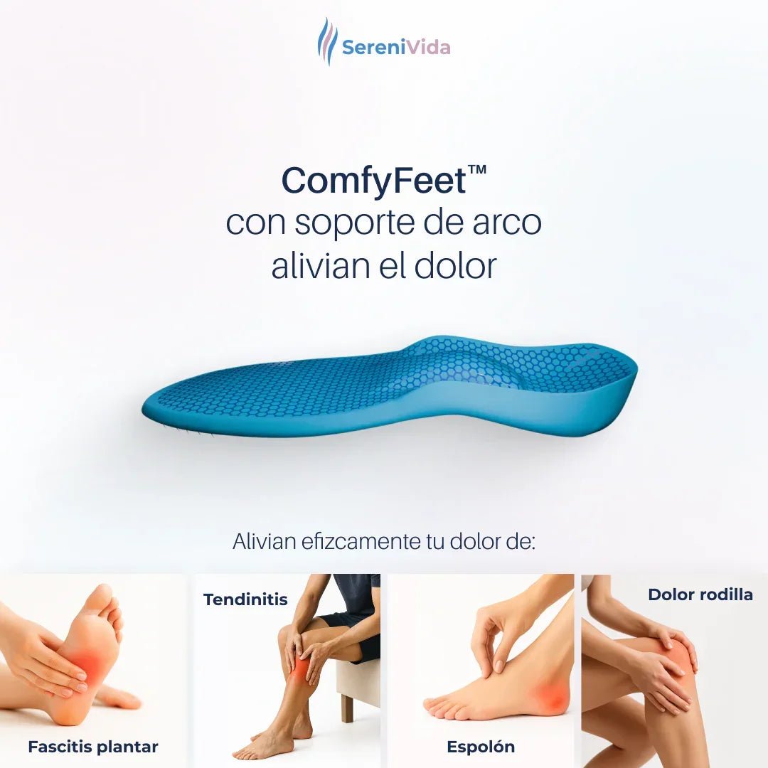 Plantillas ComfyFeet™️ - Disfruta de días sin dolor, sin tratamientos caros ni visitas al médico... - SereniVida Mexico